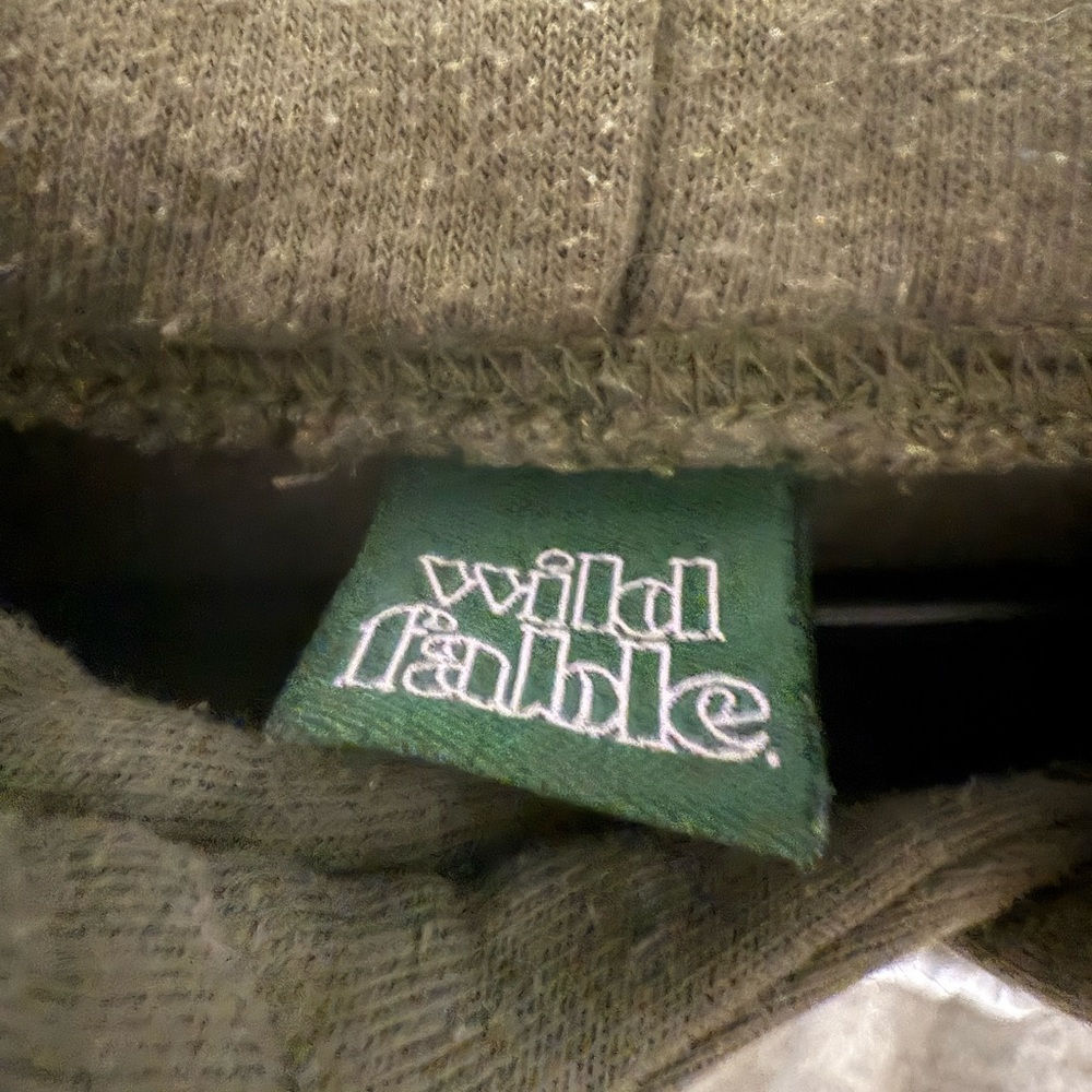 Army Green Cropped Sweater - Picture 2 of 3